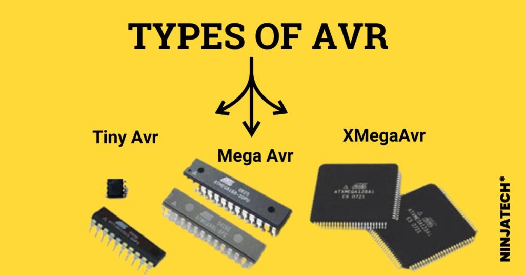 types of avr microcontroller