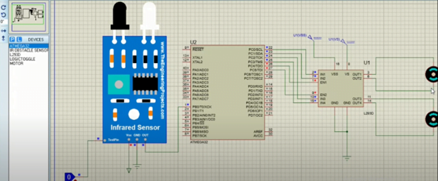 automatic railway gate controller working project on proteus