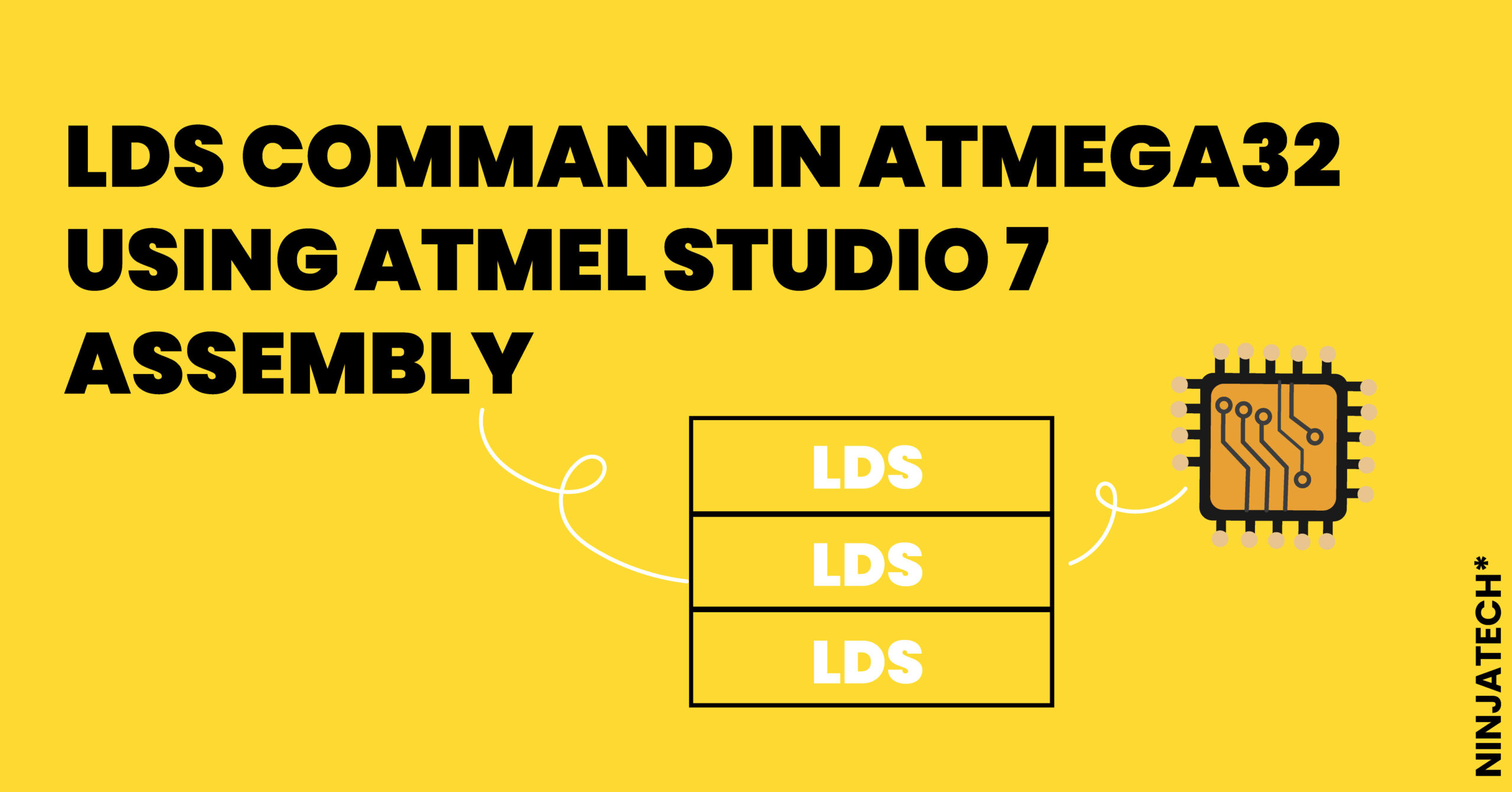 LDS command in Atmega32 using ATMEL STUDIO 7 Assembly